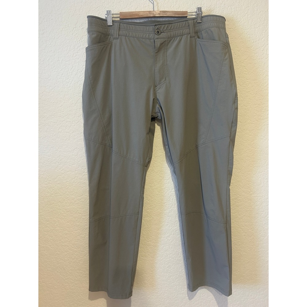 Kuhl Mens Deceptr Pants 40x30 Green Tuff Lite Tapered Hiking Travel Activewear